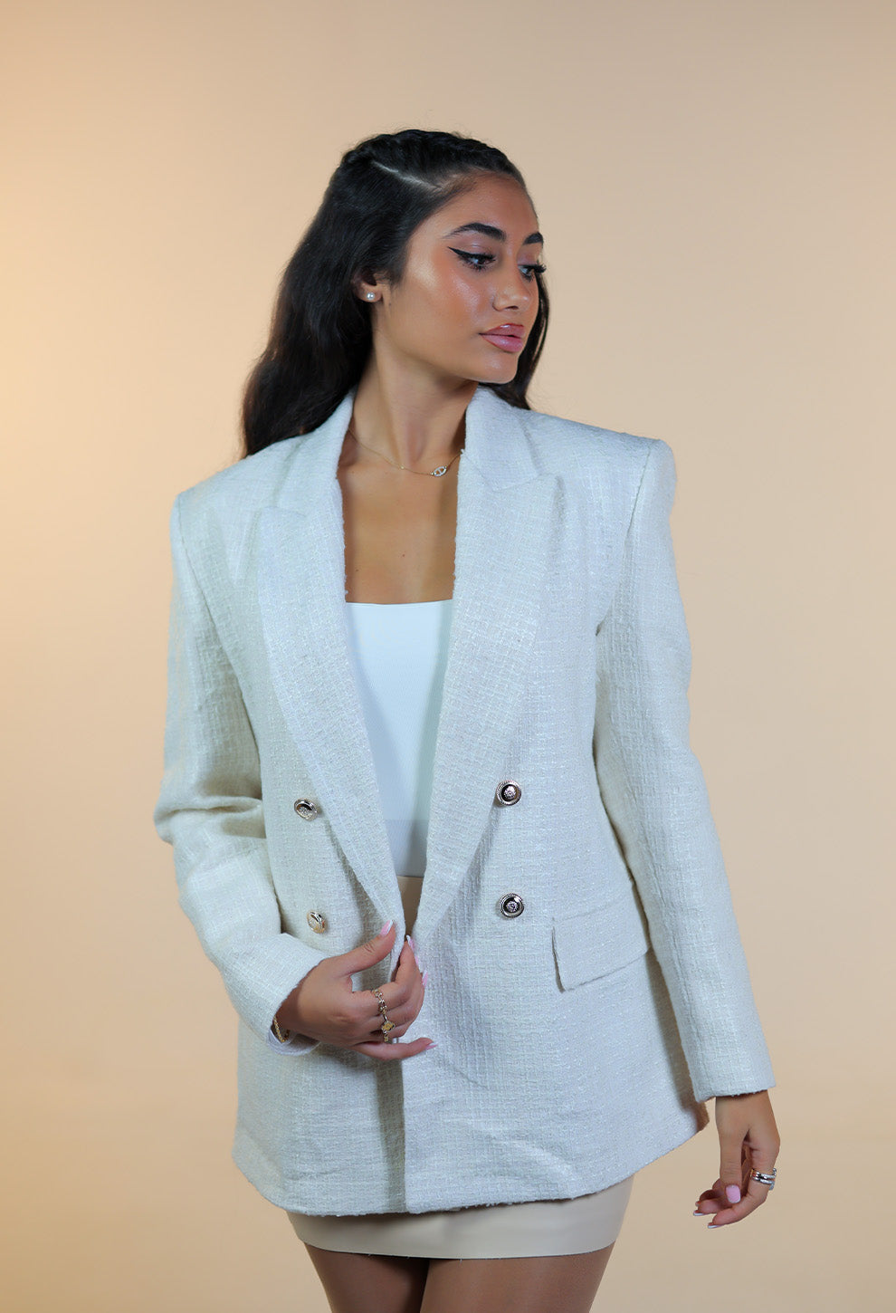 Solyn Buttoned Blazer