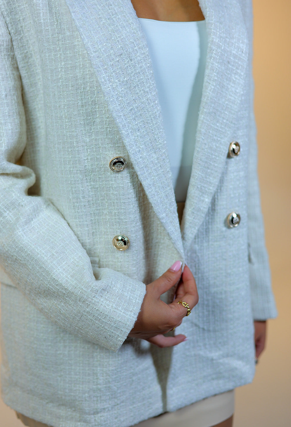 Solyn Buttoned Blazer