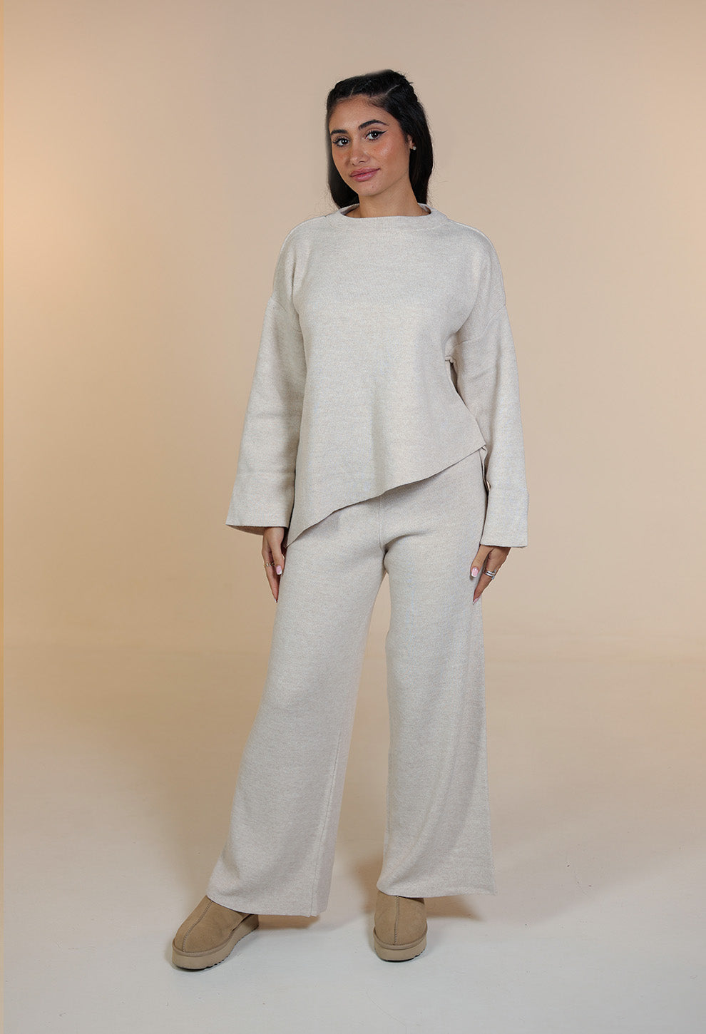 Assymetric Wool Set