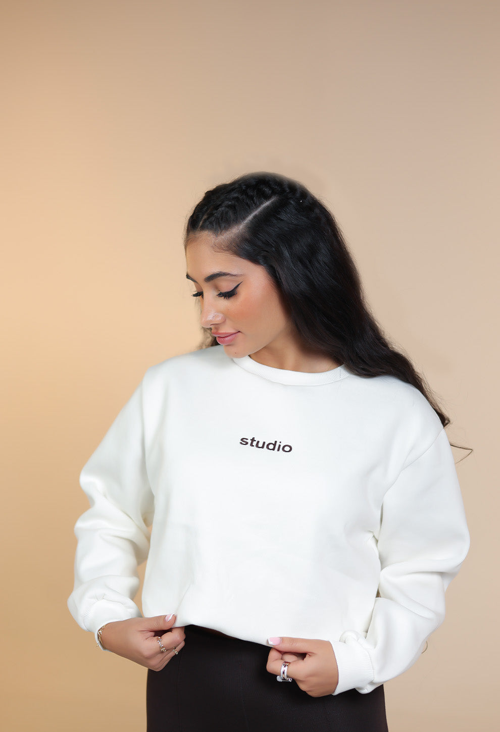 Studio Cropped Sweatshirt